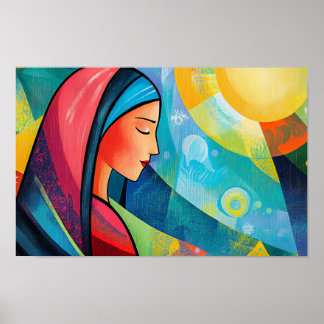 Annuneringen av den välsignade jungfrun Mary Poste Poster