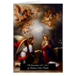 Annunktion av Bartolomé Esteban Murillo Hälsningskort