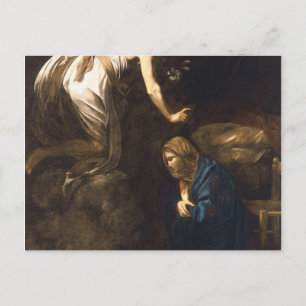 Annunktion av Caravaggio Vykort