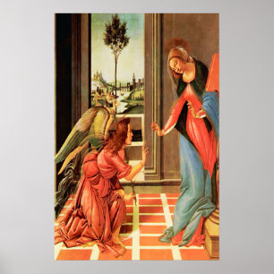 Annunktionen vår Dam & Angel Gabriel Poster