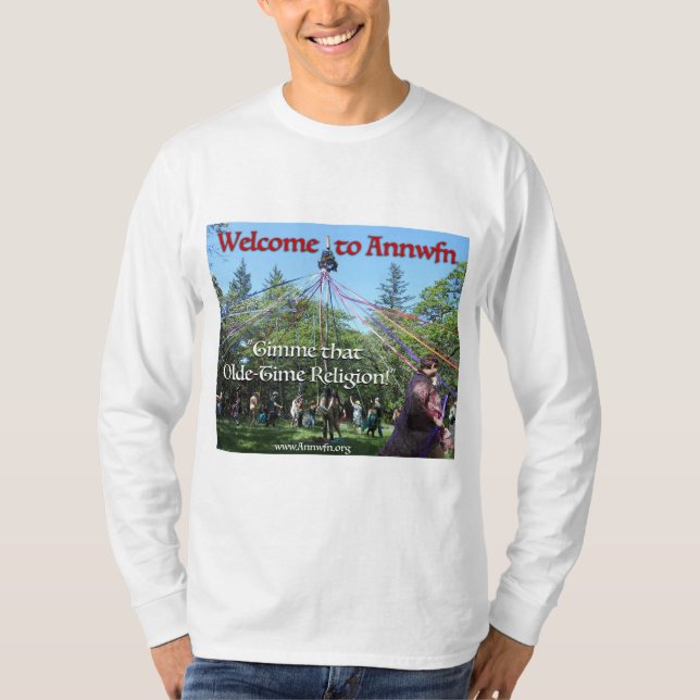 Annwfn långärmadmanar skjorta t shirt (Framsida)