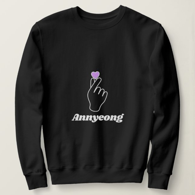 annyeong söt skjorta t shirt (Design framsida)