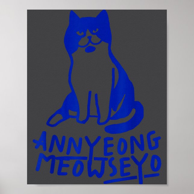 Annyeongmeowseyo K-drama Funny Cat Lovers  Poster (Framsidan)