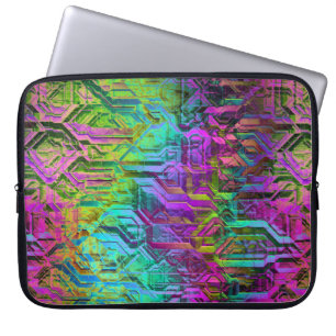 anodiserat titan, regnbåge: laptop fodral
