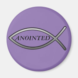 ANOINTED citationsteckenJesus fisk Magnet