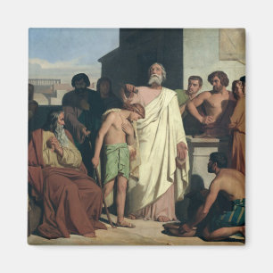 Anointing av David av Saul, 1842 Magnet