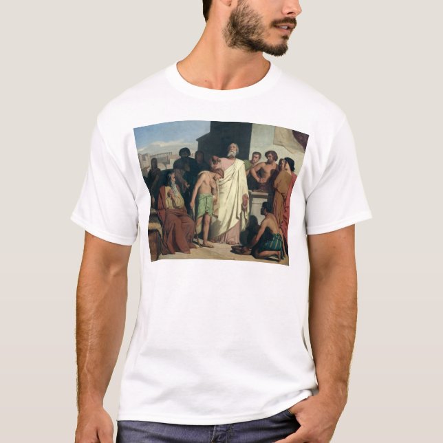 Anointing av David av Saul, 1842 T-shirt (Framsida)