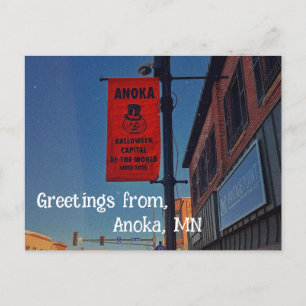 Anoka, Minnesota Halloween Huvudstad i världen Vykort