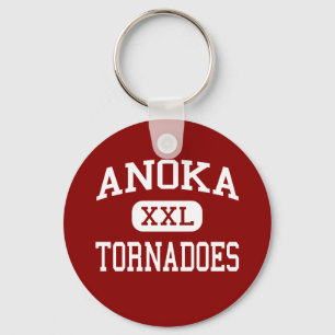 Anoka - tornadon - högstadium - Anoka Minnesota Nyckelring