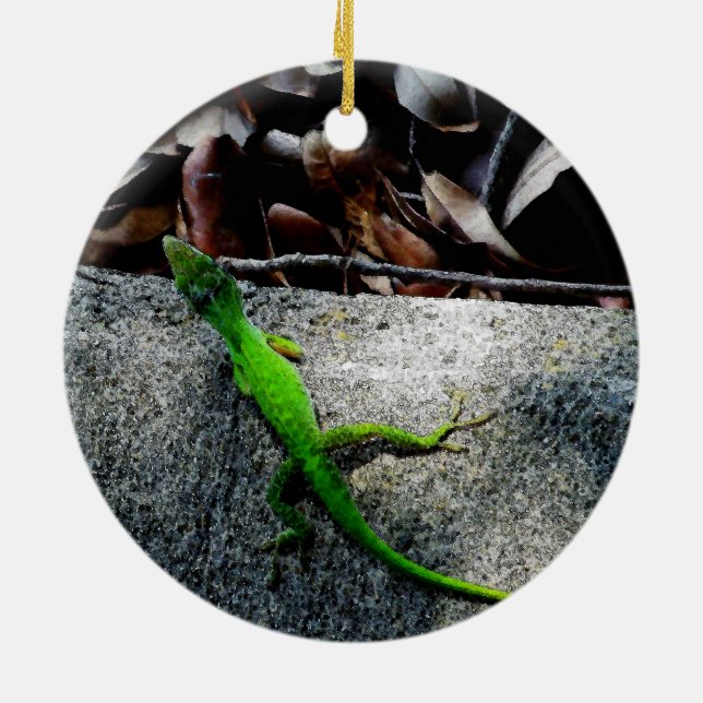Anole 6704  julgransprydnad keramik (Baksidan)
