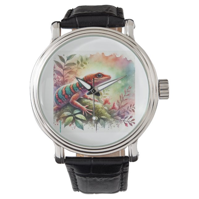 Anolis de rueda 100724AREF114 - Watercolor Armbandsur (Framsida)