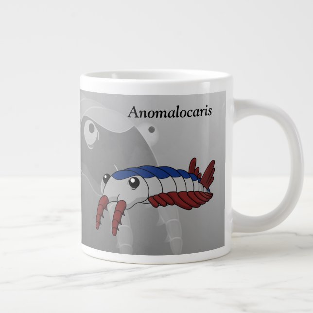 Anomalocaris- Förhistoriskt djur Jumbo Mugg (Höger)
