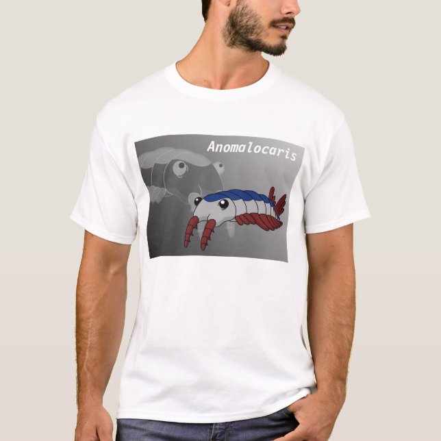 Anomalocaris- Förhistoriskt djur Tee Shirt (Framsida)