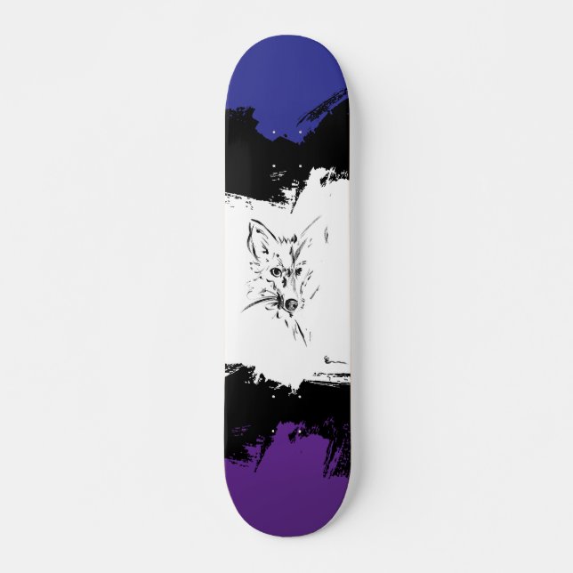 Anonimal 1 mini skateboard bräda 18,5 cm (Framsida)