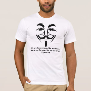 Anonym antirepublikansk T-skirt T Shirt