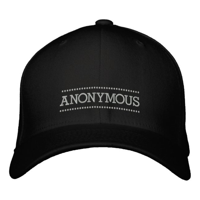 Anonym broiderhat broderad keps (Framsida)