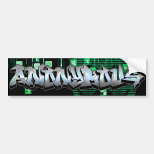 Anonym grafittibildekal bildekal