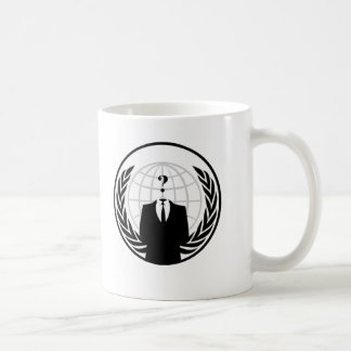 Anonym internationell logotyp kaffemugg