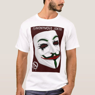 Anonym joker tee shirt