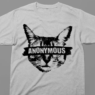 Anonym Katt T Shirt