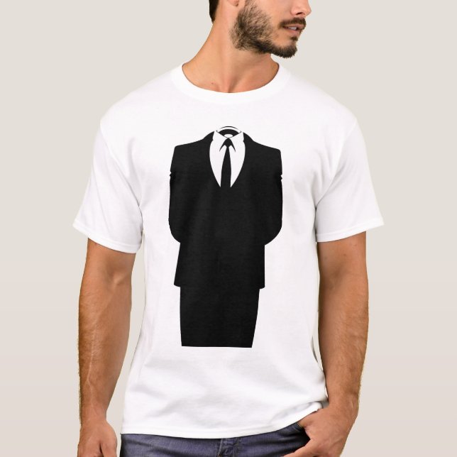 anonym kostymman t shirt (Framsida)