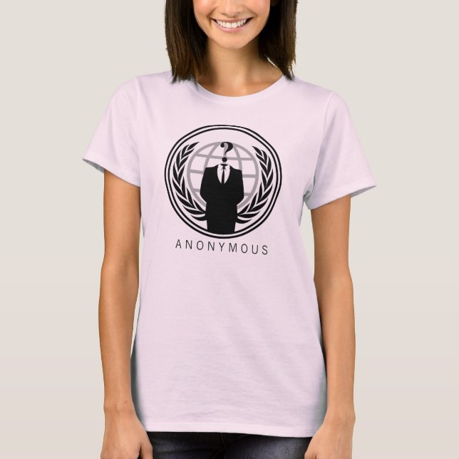 anonym logotyp t shirt (Framsida)