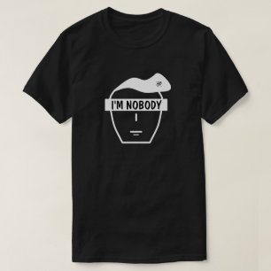 Anonym Okänd Mysterisk Tecknad Ansikte T Shirt