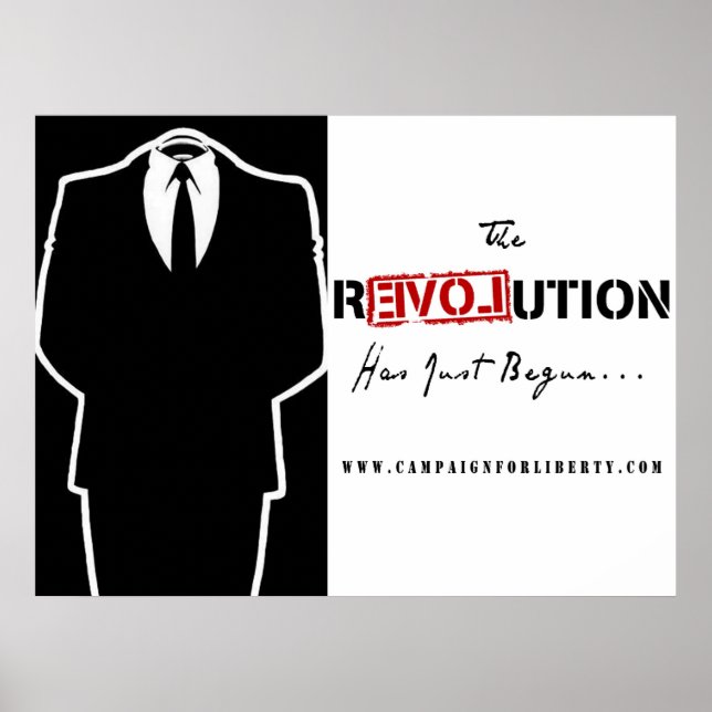 Anonym Revolution Poster (Framsidan)