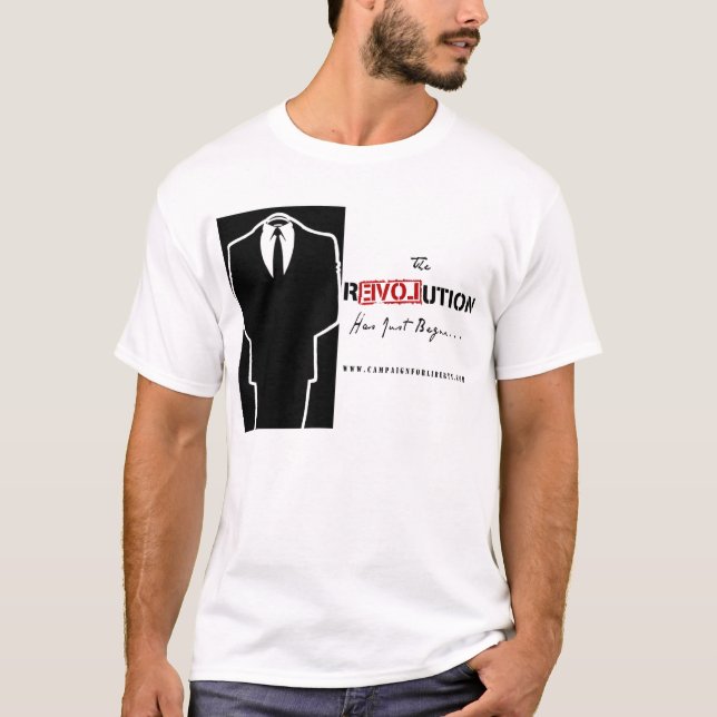 Anonym revolution t shirt (Framsida)