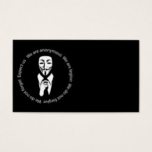 Anonym säl visitkort