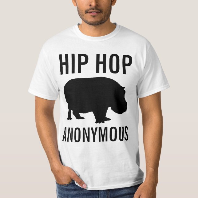 Anonym skjorta för hip hop tee (Framsida)