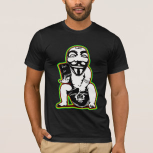 Anonym skjorta för sedvanerättgrafitti t vid DMT Shirt