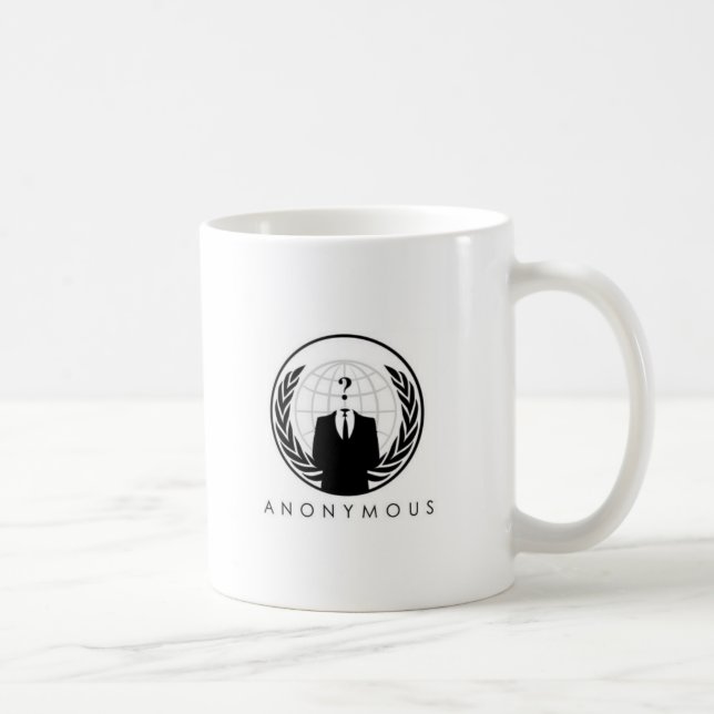 Anonym vitmugg (logotypen) kaffemugg (Höger)