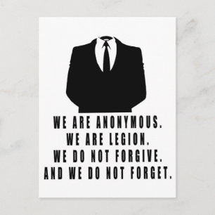 anonym vykort