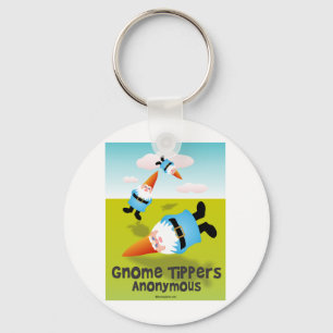 Anonyma Gnomeen person som ger dricks Nyckelring