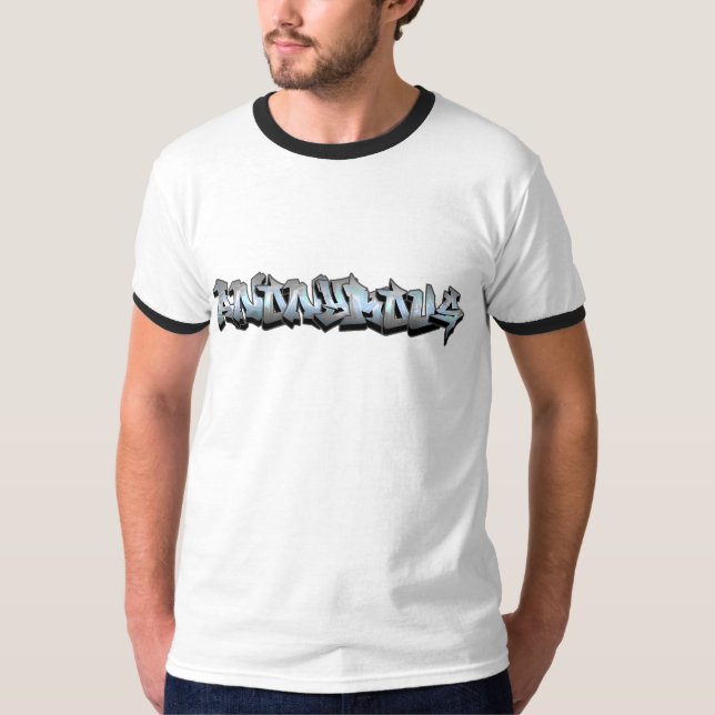 Anonyma grafitti t shirt (Framsida)