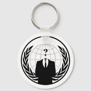 Anonyma internationella Keychain Nyckelring