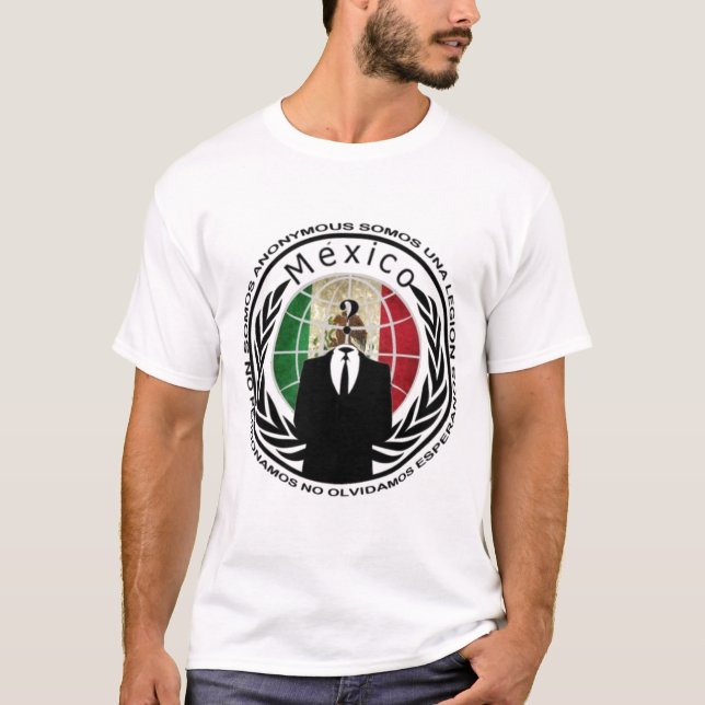 Anonyma Mexico Tee Shirt (Framsida)