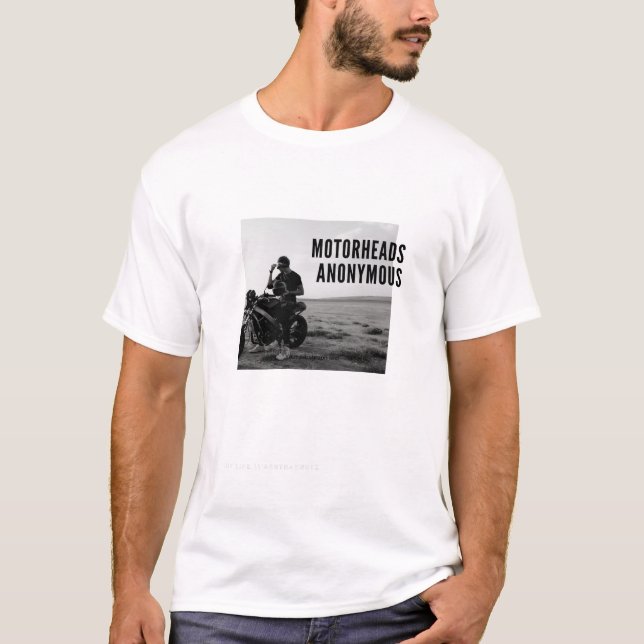 anonyma motorhuvuden t shirt (Framsida)