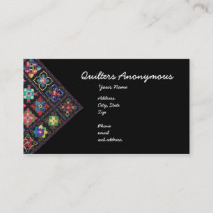 Anonyma Quilters Visitkort