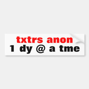 anonyma texters bildekal