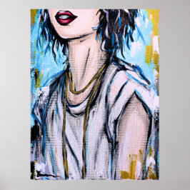 Anonymat 2 | Portrait féminin contemporain Poster