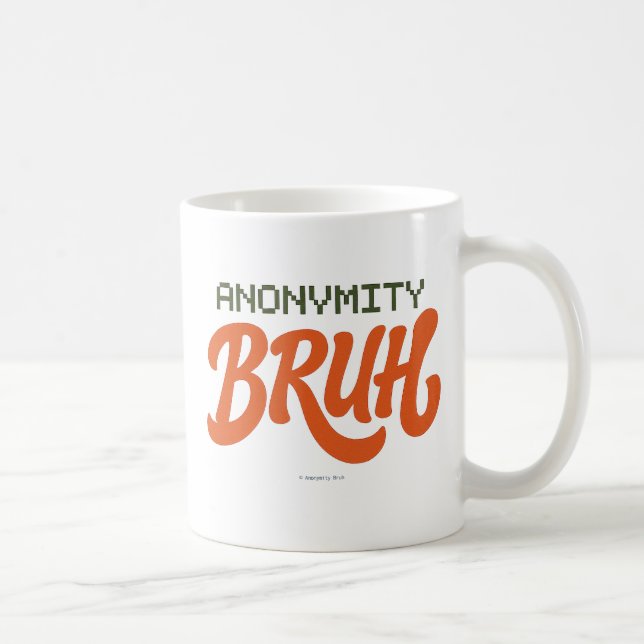 Anonymity Brug LOGO -  Kaffemugg (Höger)