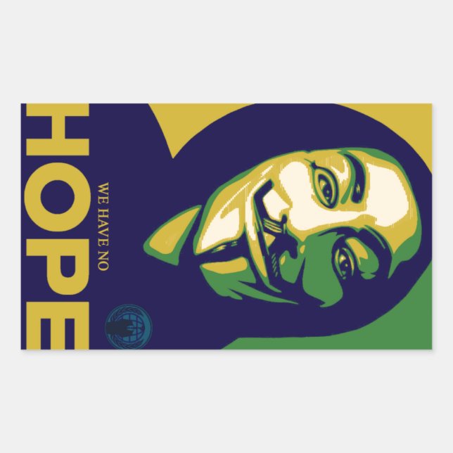 Anonymous Brasil Rektangulärt Klistermärke (Framsida)