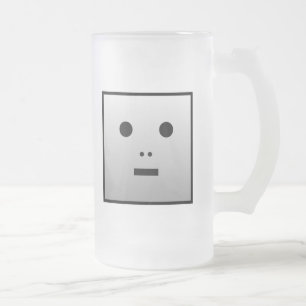 Anonymous Robot - Anpassad Frostat Ölglas