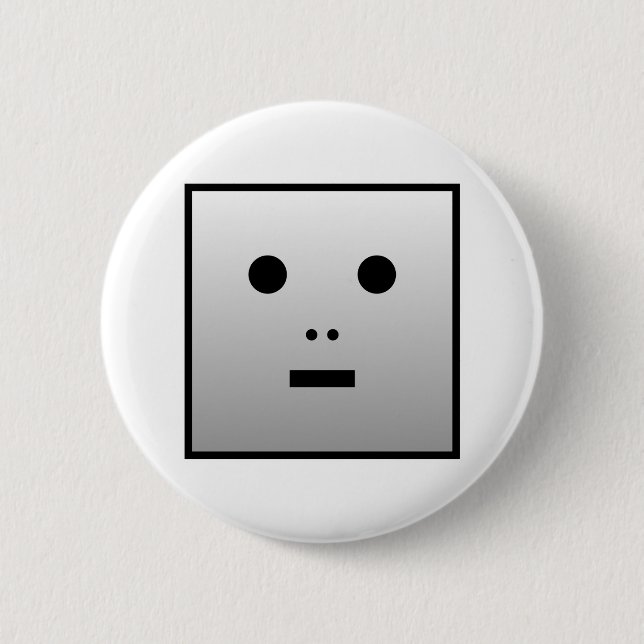 Anonymous Robot - Anpassad Knapp (Framsida)