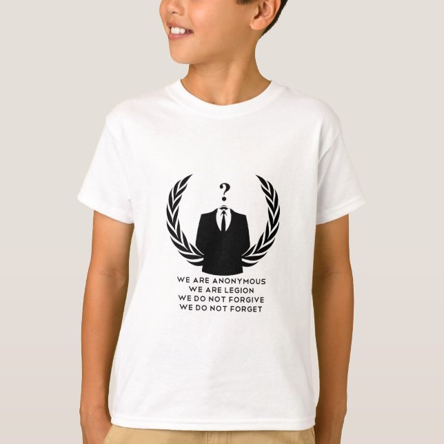 Anonymous Tee Shirt (Framsida)