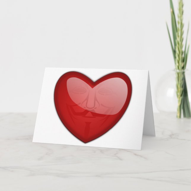 Anonymous Valentine Helgkort (Framsida)