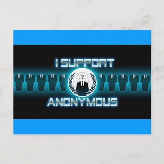 ANONYMOUS VYKORT (Framsida)