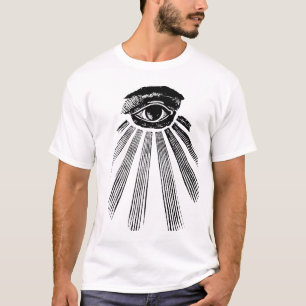 Anonymt allt seende öga t shirt